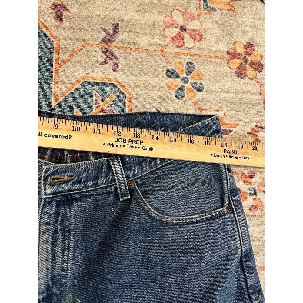 LL Bean 2 Pair Jeans Mens 38x29 Fleece Lined Double L Classic Fit Warm Winter - Picture 6 of 11